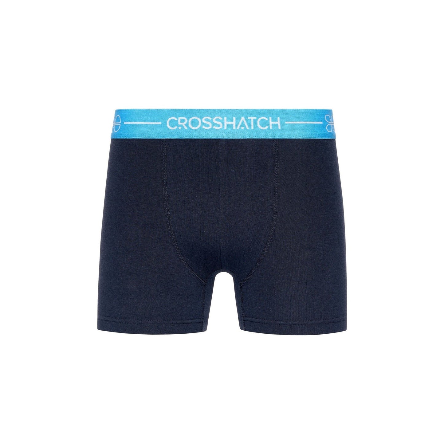 Blue - Back - Crosshatch Mens Astral Boxer Shorts (Pack of 3)