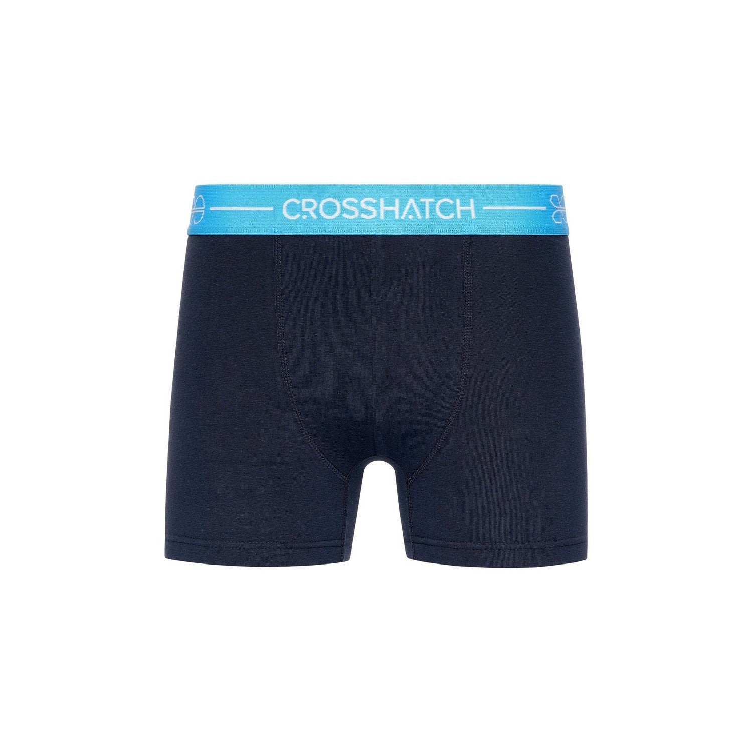 Blue - Back - Crosshatch Mens Astral Boxer Shorts (Pack of 3)