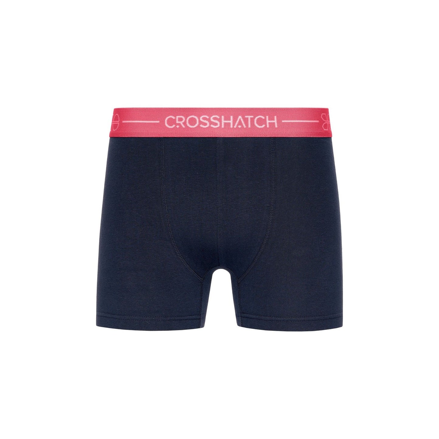 Blue - Side - Crosshatch Mens Astral Boxer Shorts (Pack of 3)