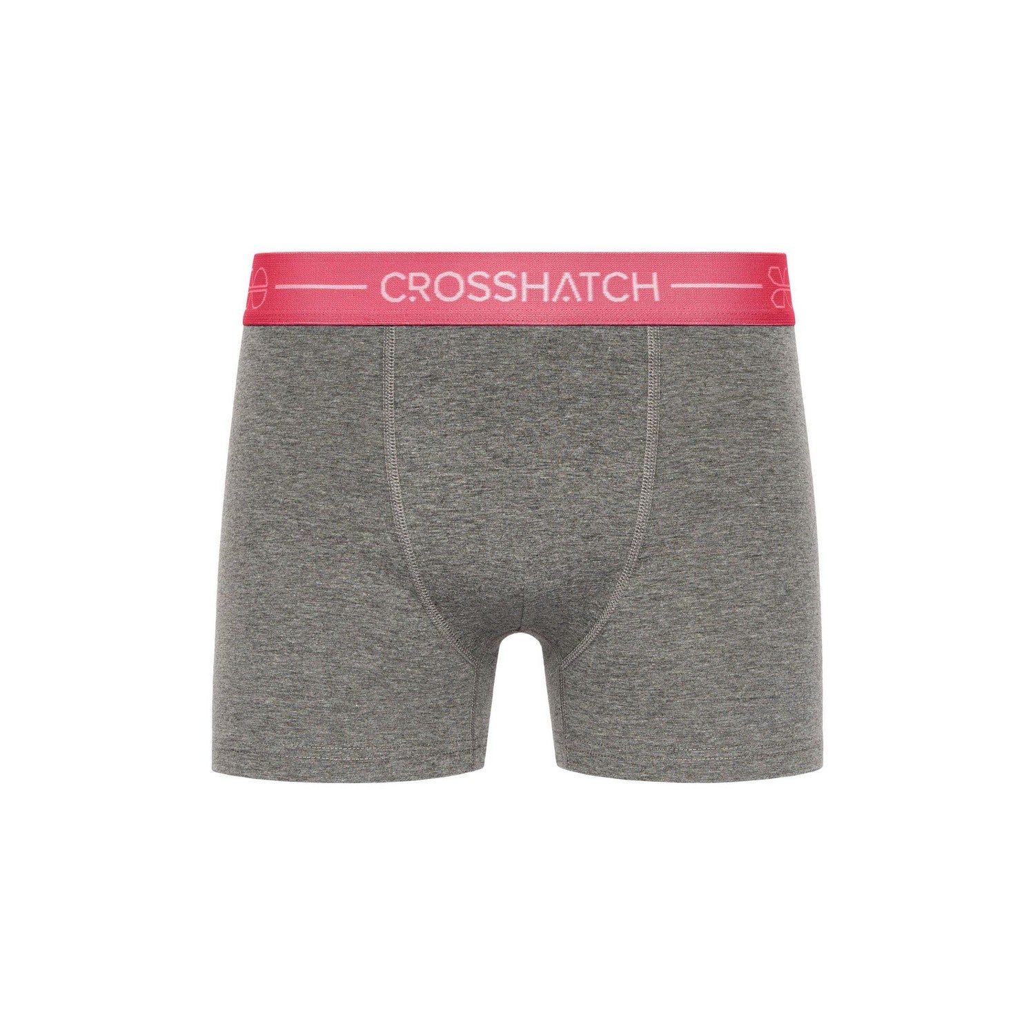 Grey - Lifestyle - Crosshatch Mens Astral Boxer Shorts (Pack of 3)