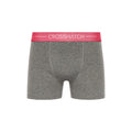 Grey - Lifestyle - Crosshatch Mens Astral Boxer Shorts (Pack of 3)