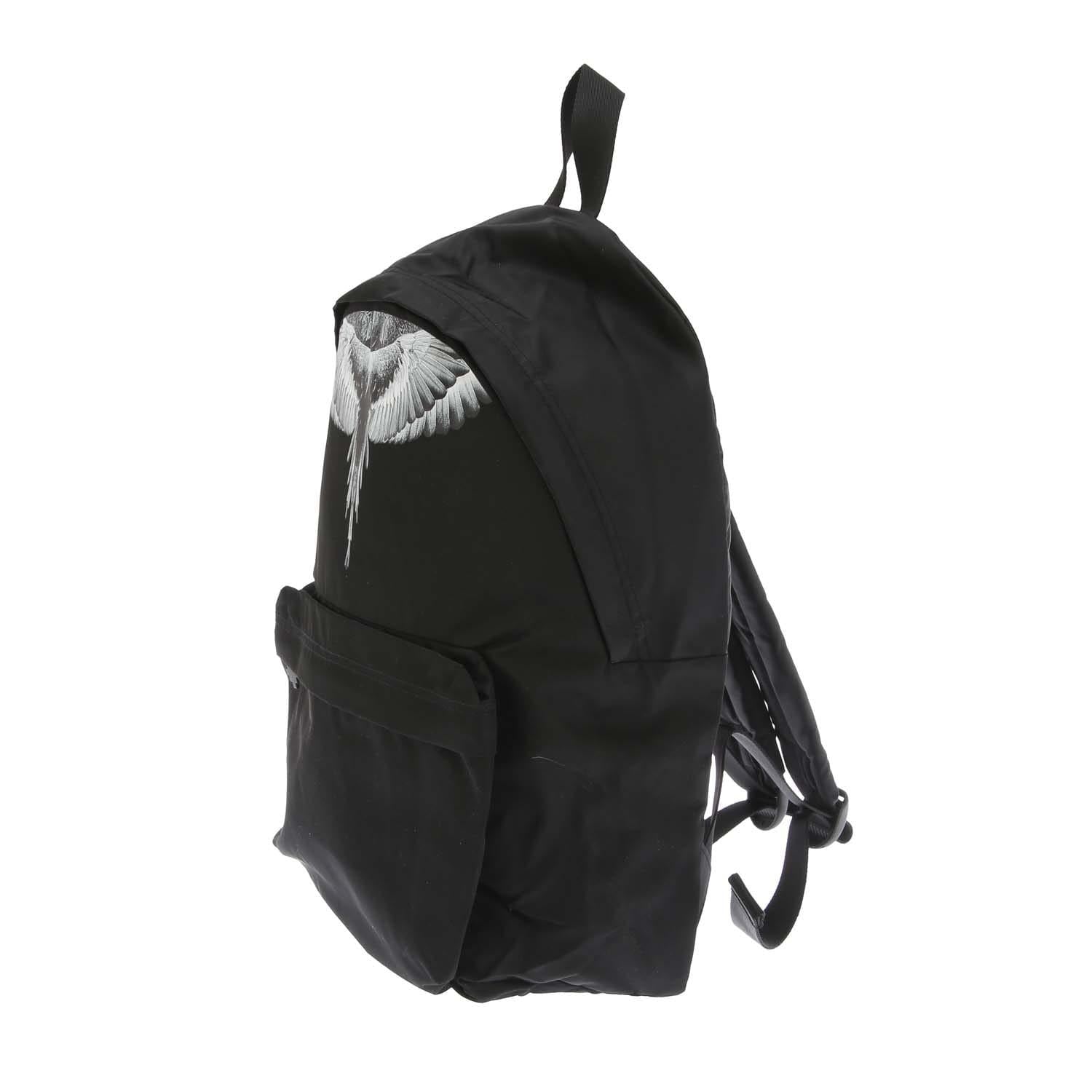 Black-Grey - Side - Marcelo Burlon Childrens-Kids Wings Backpack