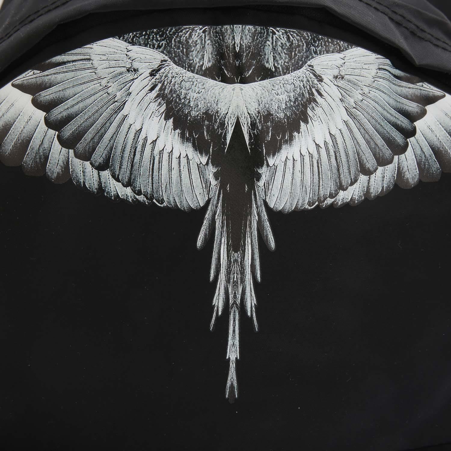 Black-Grey - Pack Shot - Marcelo Burlon Childrens-Kids Wings Backpack