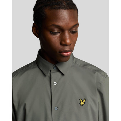 Grey - Lifestyle - Lyle & Scott Mens Bamboo Long-Sleeved Shirt