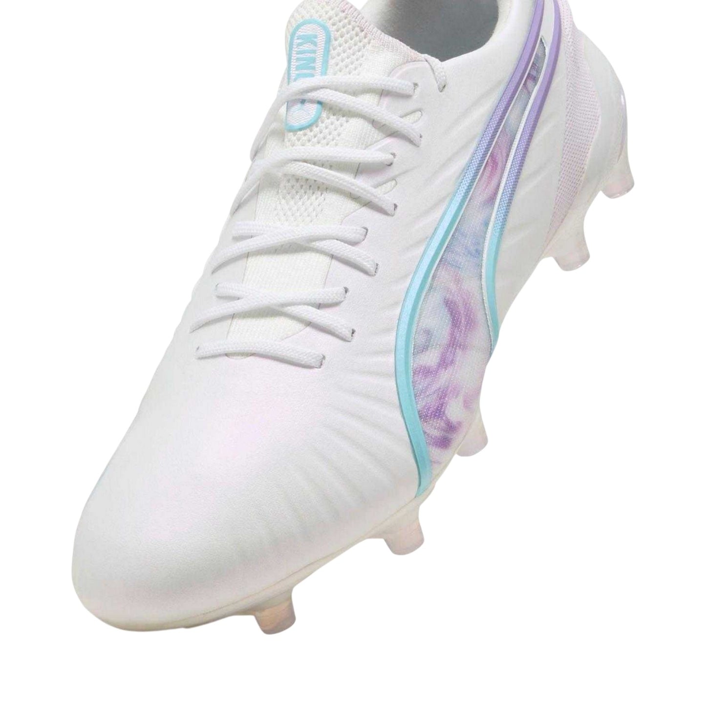 White - Close up - Puma Womens-Ladies King Ultimate Brilliance Artificial Ground Football Boots