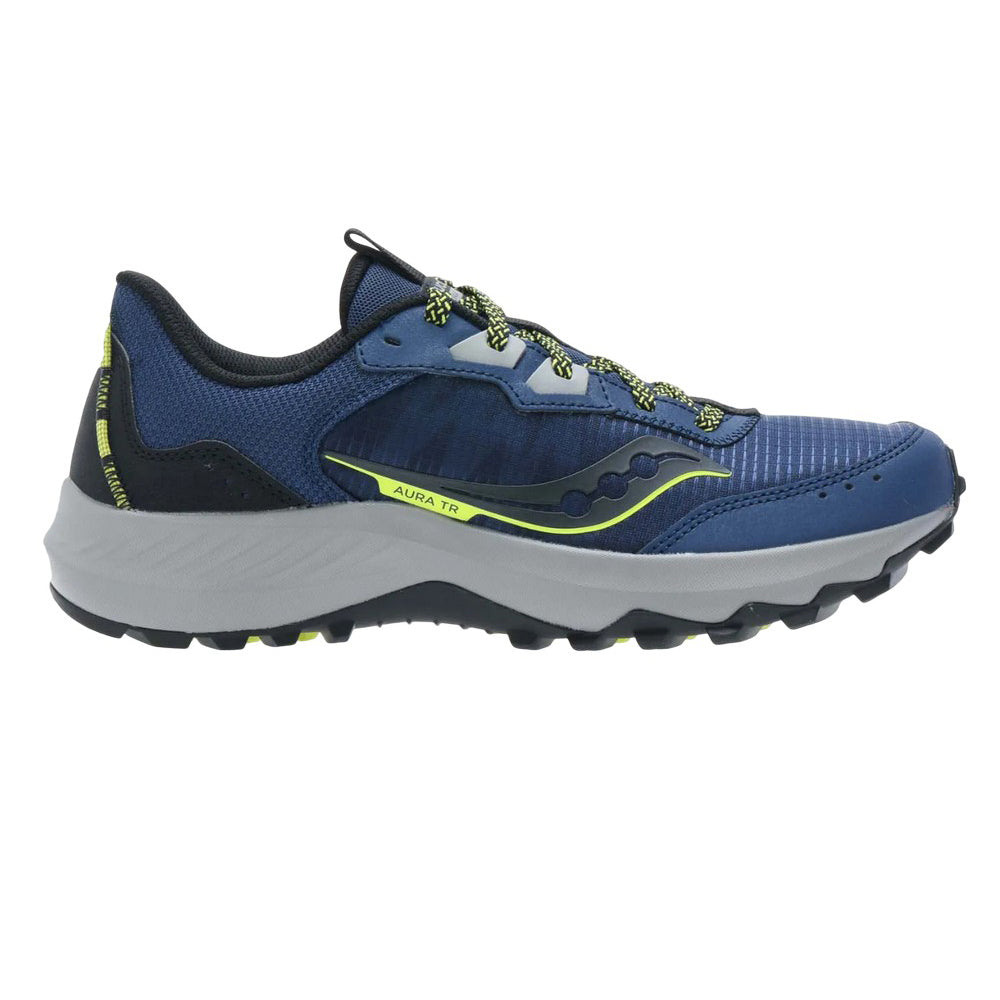 Blue - Lifestyle - Saucony Mens Aura Trainers