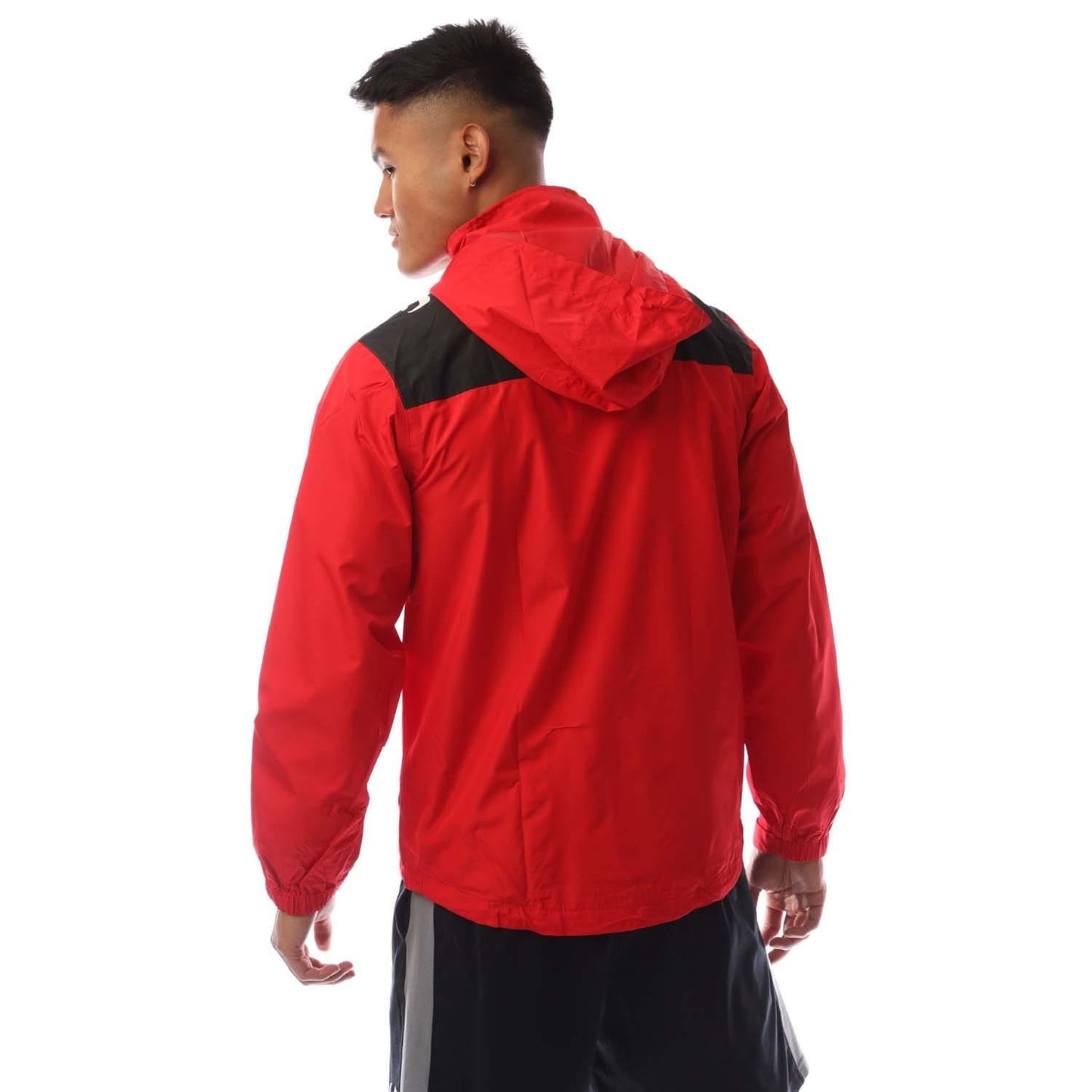 Red - Back - Sondico Mens Precision Waterproof Jacket