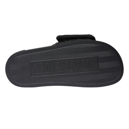 Black - Pack Shot - Mallet Womens-Ladies Plain Sliders