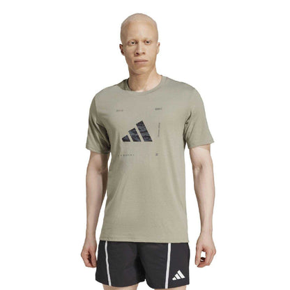 Silver - Lifestyle - Adidas Mens Camo Logo T-Shirt