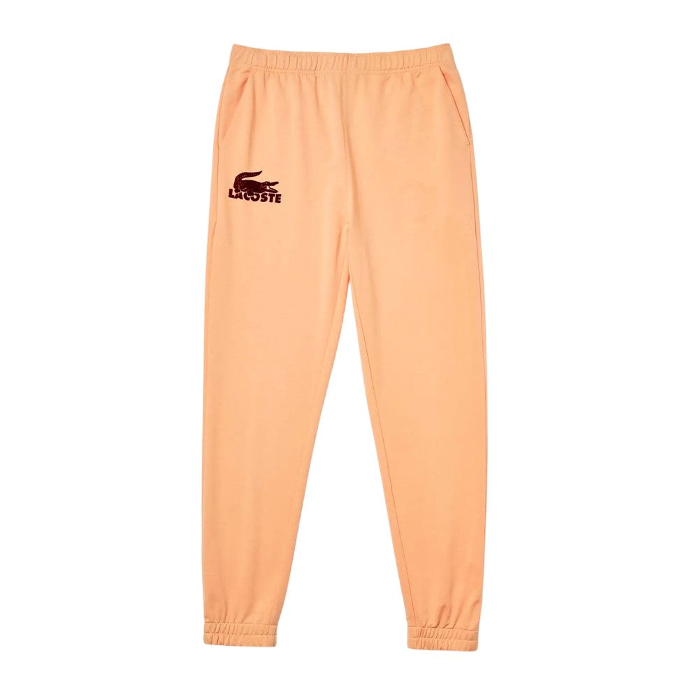 Orange - Front - Lacoste Mens Fleece Lounge Jogging Bottoms