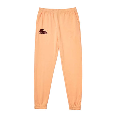 Orange - Front - Lacoste Mens Fleece Lounge Jogging Bottoms