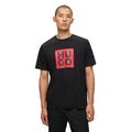 Black - Side - Hugo Mens Daltor Box Logo T-Shirt