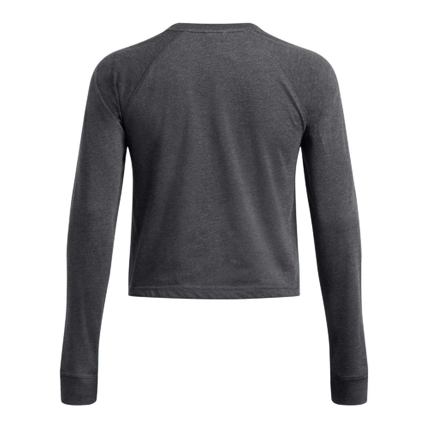 Grey - Back - Under Armour Womens-Ladies Launch Trail Run Long-Sleeved T-Shirt