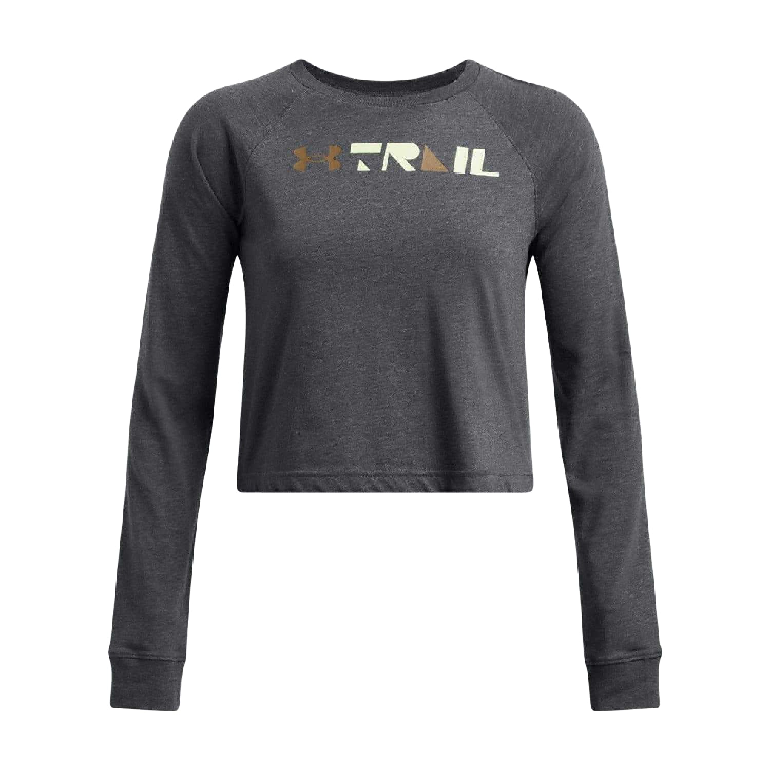 Grey - Front - Under Armour Womens-Ladies Launch Trail Run Long-Sleeved T-Shirt