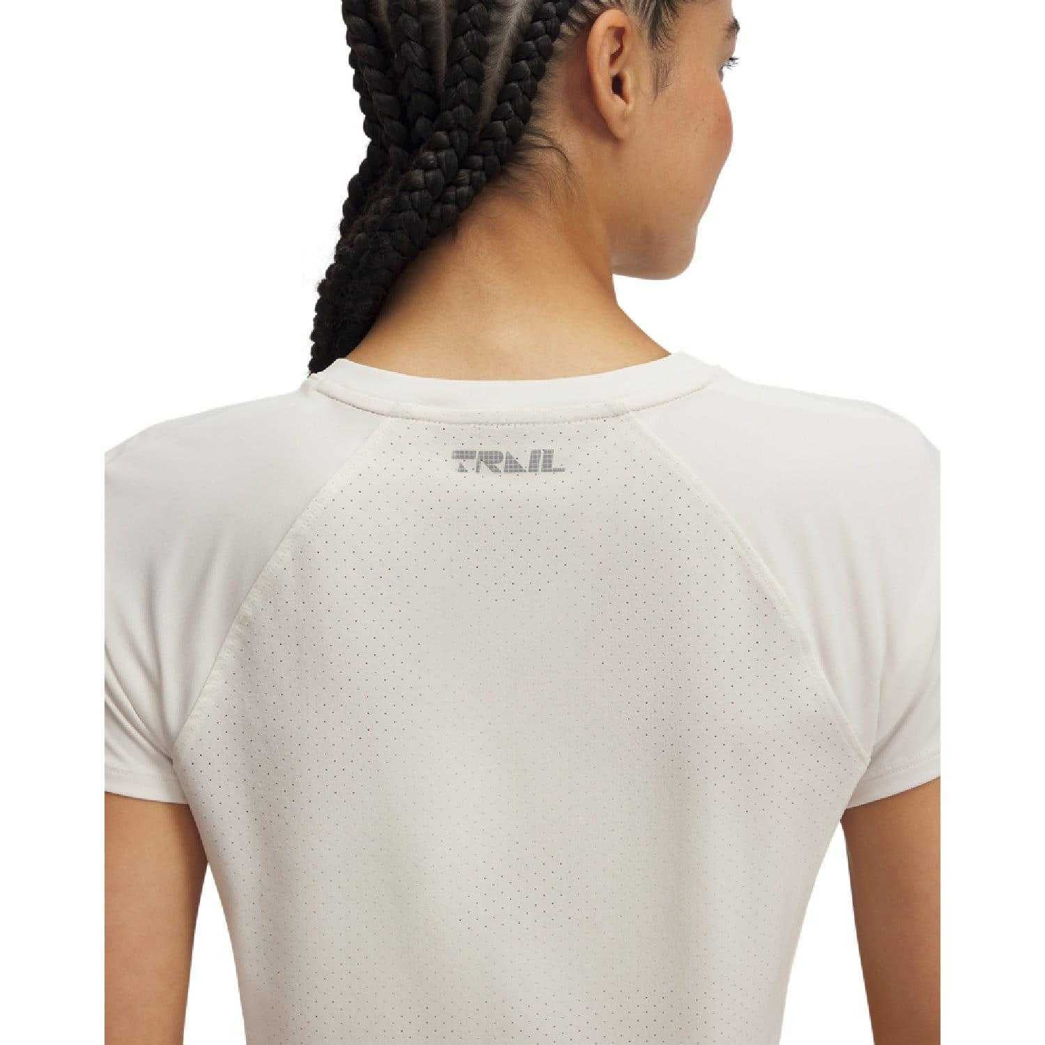 Brown - Side - Under Armour Womens-Ladies Trail Run Top