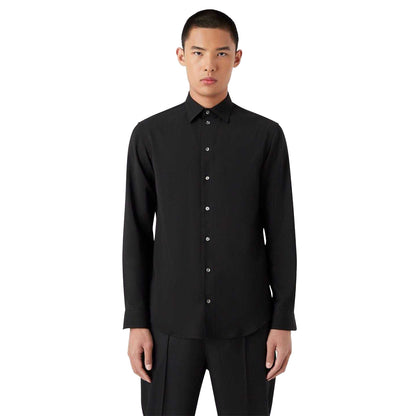 Black - Side - Emporio Armani Mens Shirt
