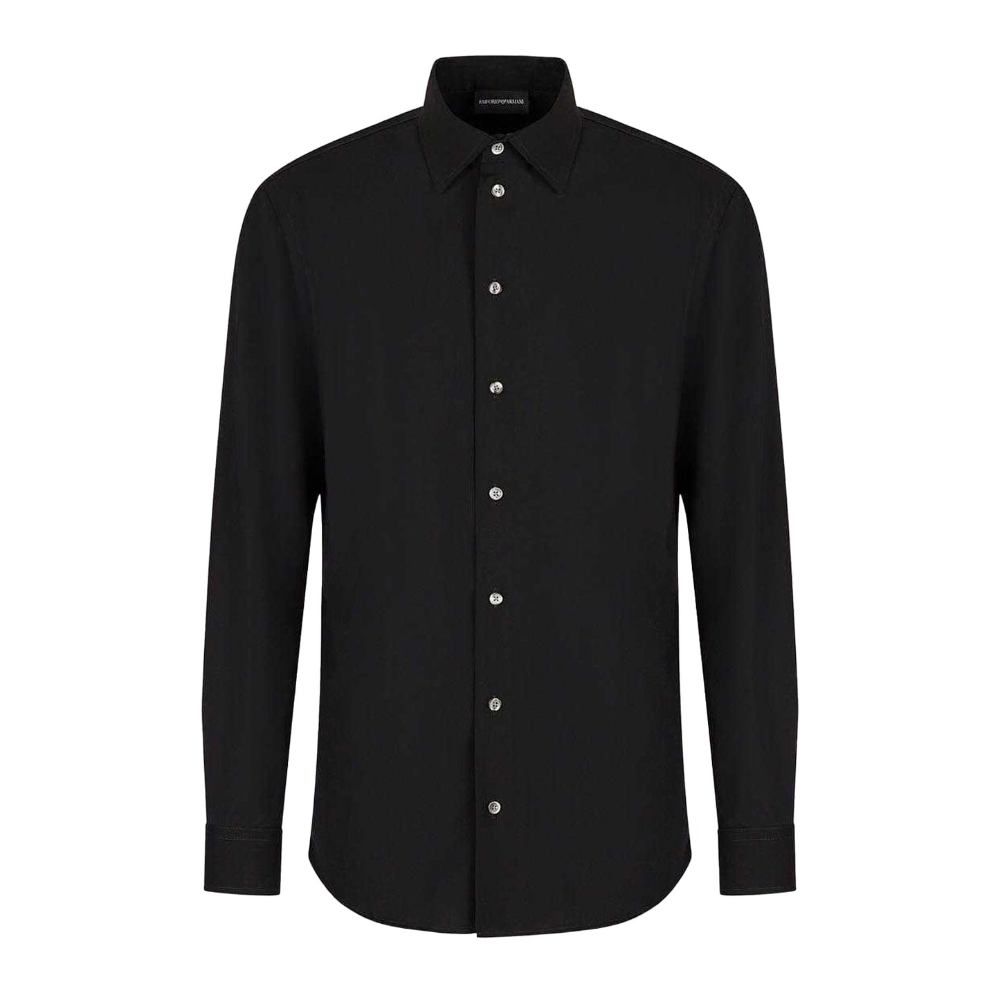 Black - Front - Emporio Armani Mens Shirt