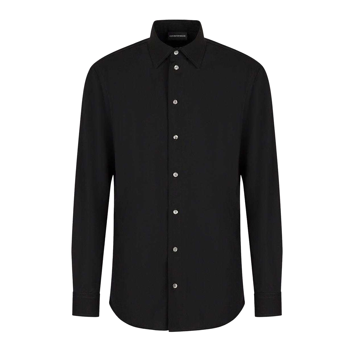 Black - Front - Emporio Armani Mens Shirt