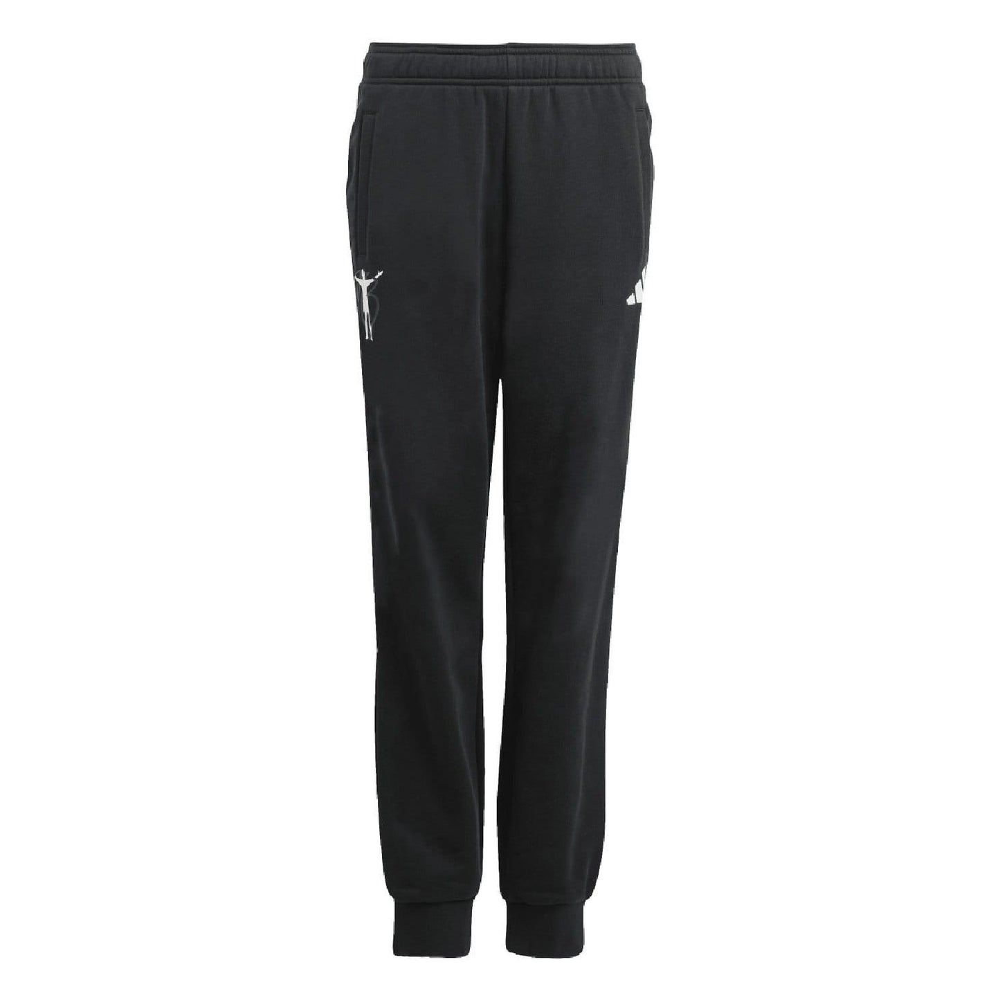 Black - Front - Adidas Childrens-Kids Jude Bellingham Jogging Bottoms