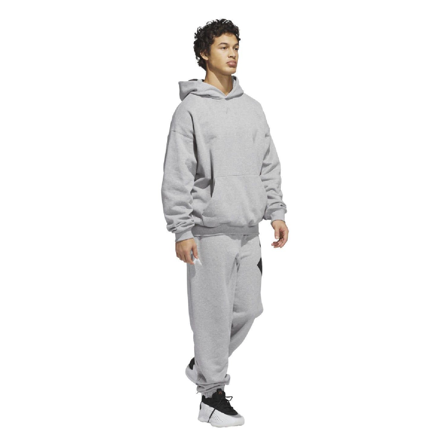 Grey - Pack Shot - Adidas Mens Anthony Edwards Jogging Bottoms
