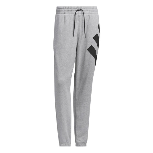 Grey - Front - Adidas Mens Anthony Edwards Jogging Bottoms