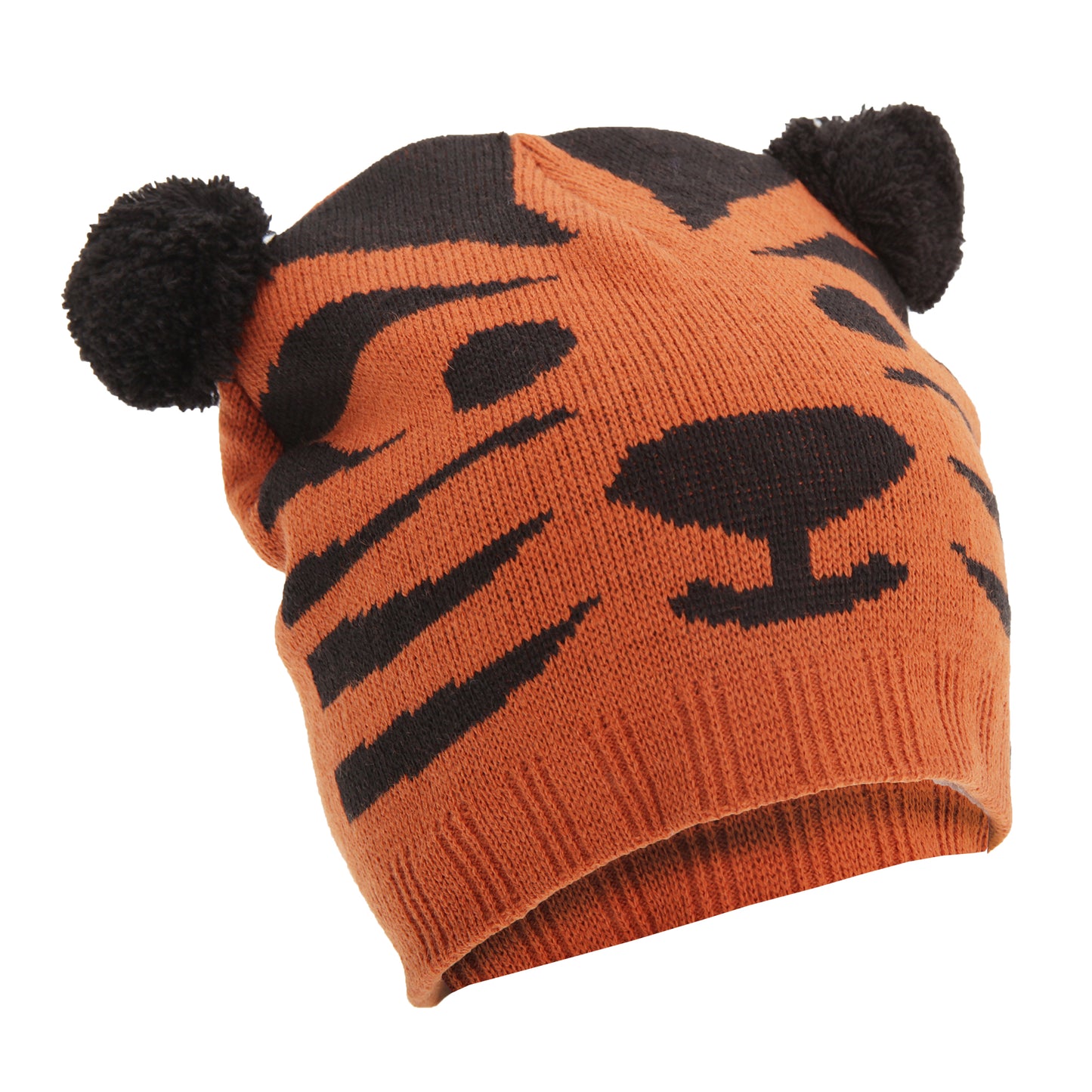 Dog - Front - FLOSO Childrens-Kids Unisex Animal Design Winter Beanie Hat (Tiger, Panda, Bear, Dog)