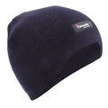 Navy - Front - FLOSO Childrens-Kids Plain Thinsulate Thermal Winter Beanie Hat (3M 40g)