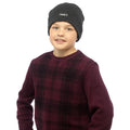 Charcoal - Back - FLOSO Childrens-Kids Plain Thinsulate Thermal Winter Beanie Hat (3M 40g)