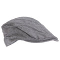 BLACK-WHITE - Front - Tom Franks Mens Check Flat Cap