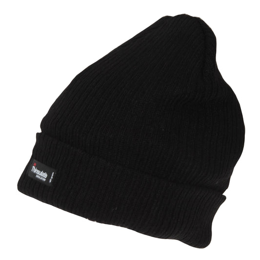 Black - Front - Mens 3M Thinsulate Beanie