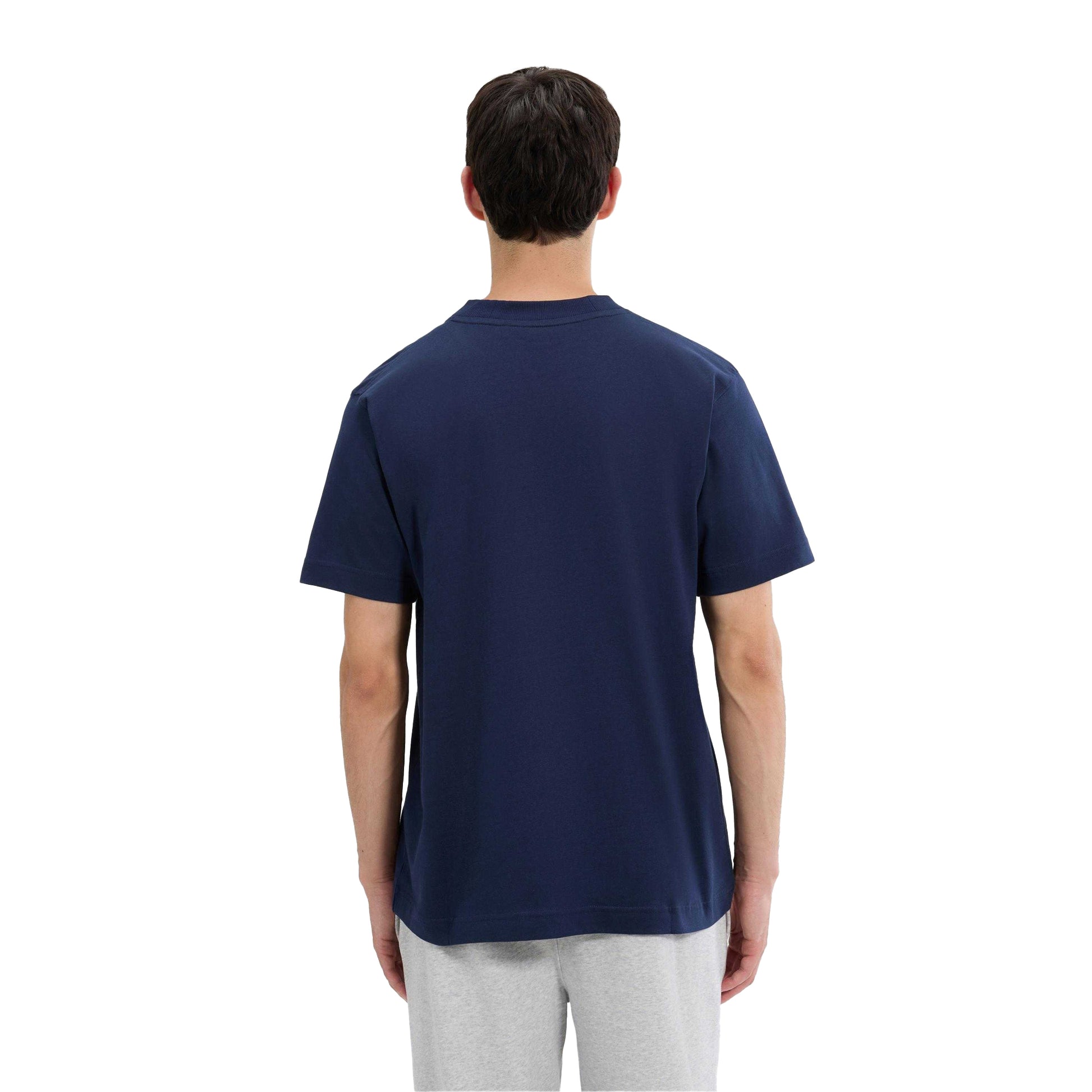Navy - Back - Ellesse Mens Acciano T-Shirt