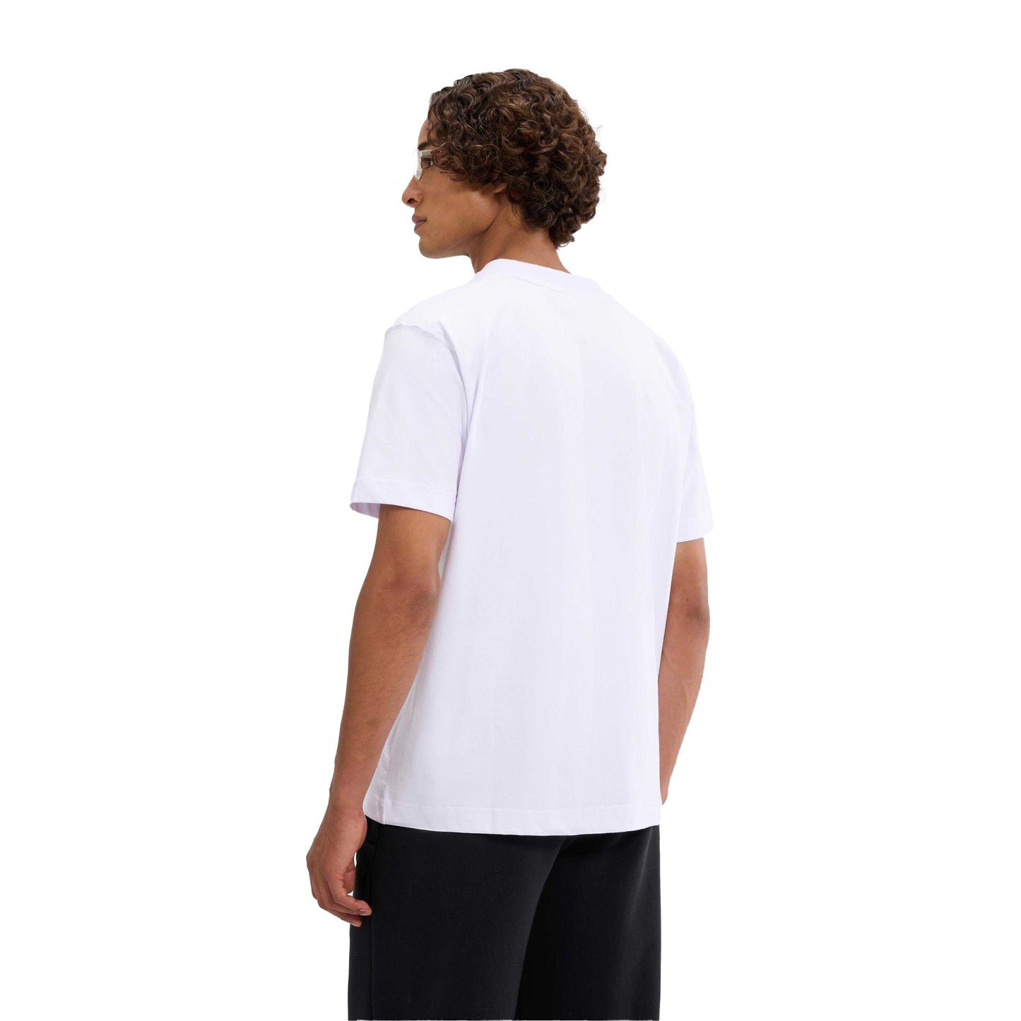 White - Back - Ellesse Mens Acciano T-Shirt