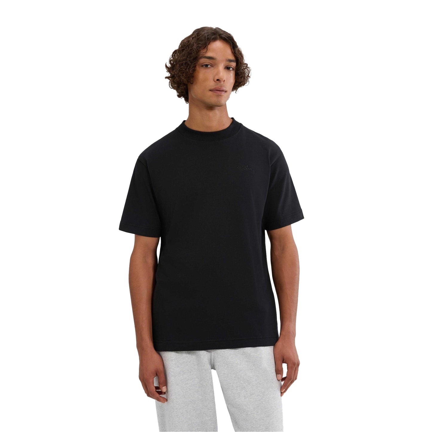 Black - Side - Ellesse Mens Acciano T-Shirt