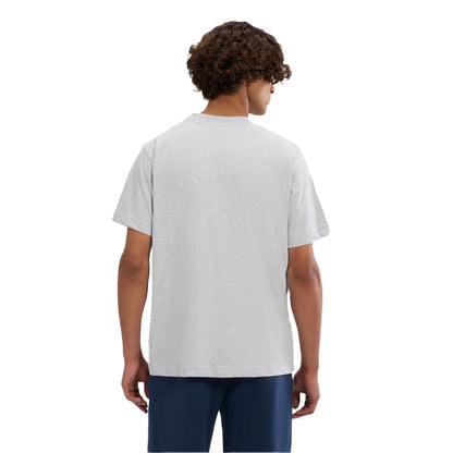 Light Grey Marl - Back - Ellesse Mens Acciano T-Shirt
