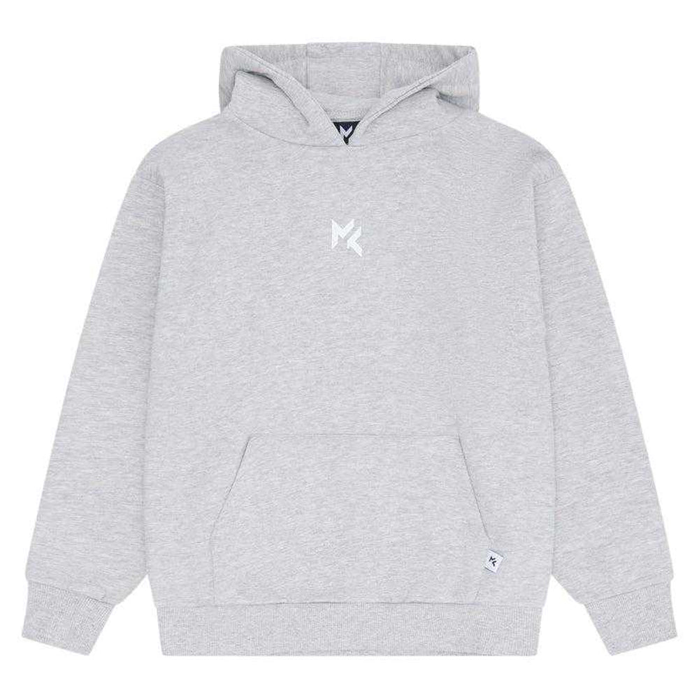 Grey Marl - Front - Miss Kick Girls Frankie Hoodie