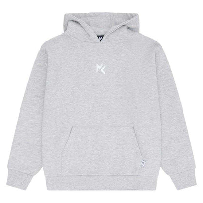 Grey Marl - Front - Miss Kick Girls Frankie Hoodie