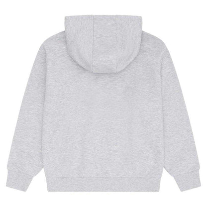 Grey Marl - Back - Miss Kick Girls Frankie Hoodie