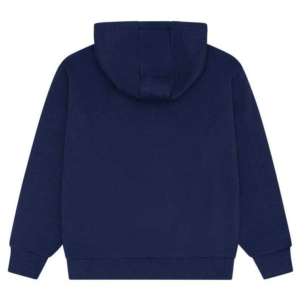 Navy - Back - Miss Kick Girls Frankie Hoodie