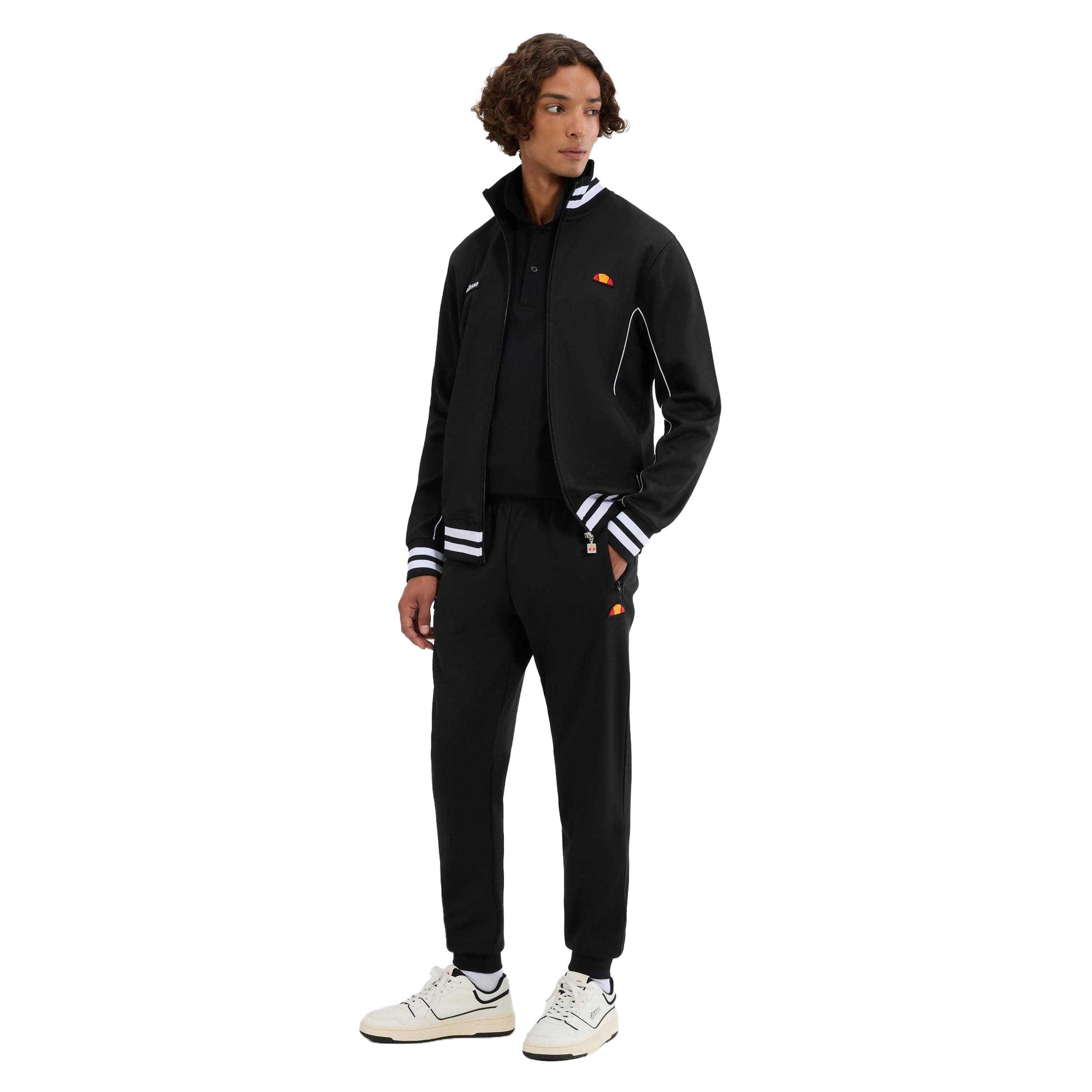 Black - Lifestyle - Ellesse Mens Bertoni Tracksuit Bottoms