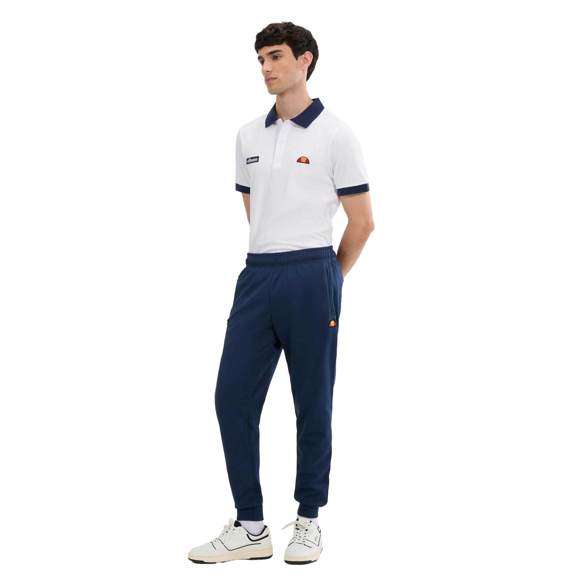 Navy - Lifestyle - Ellesse Mens Bertoni Tracksuit Bottoms