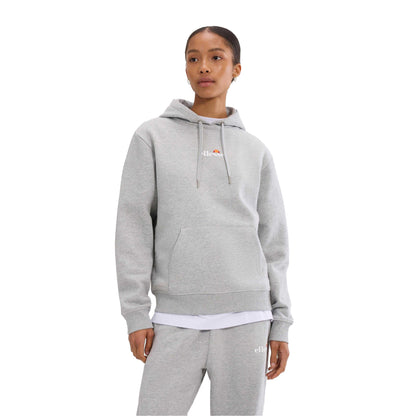 Light Grey Marl - Front - Ellesse Womens-Ladies Jazana 2 Hoodie