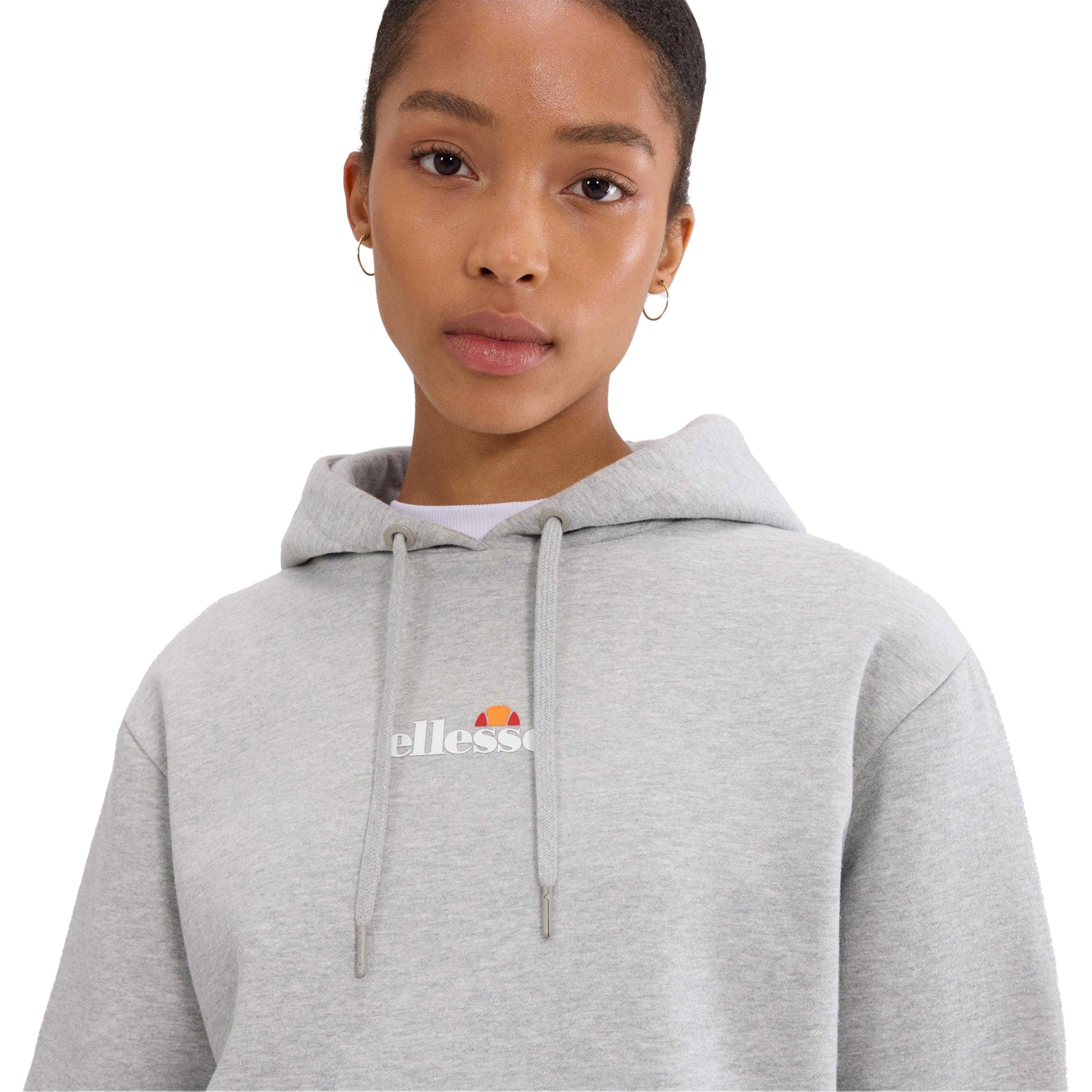 Light Grey Marl - Side - Ellesse Womens-Ladies Jazana 2 Hoodie