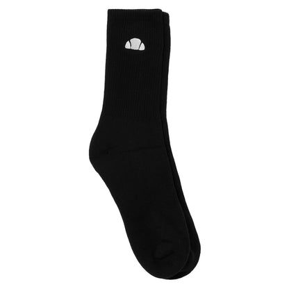 Black - Back - Ellesse Unisex Adult Alacre Crew Socks (Pack of 3)