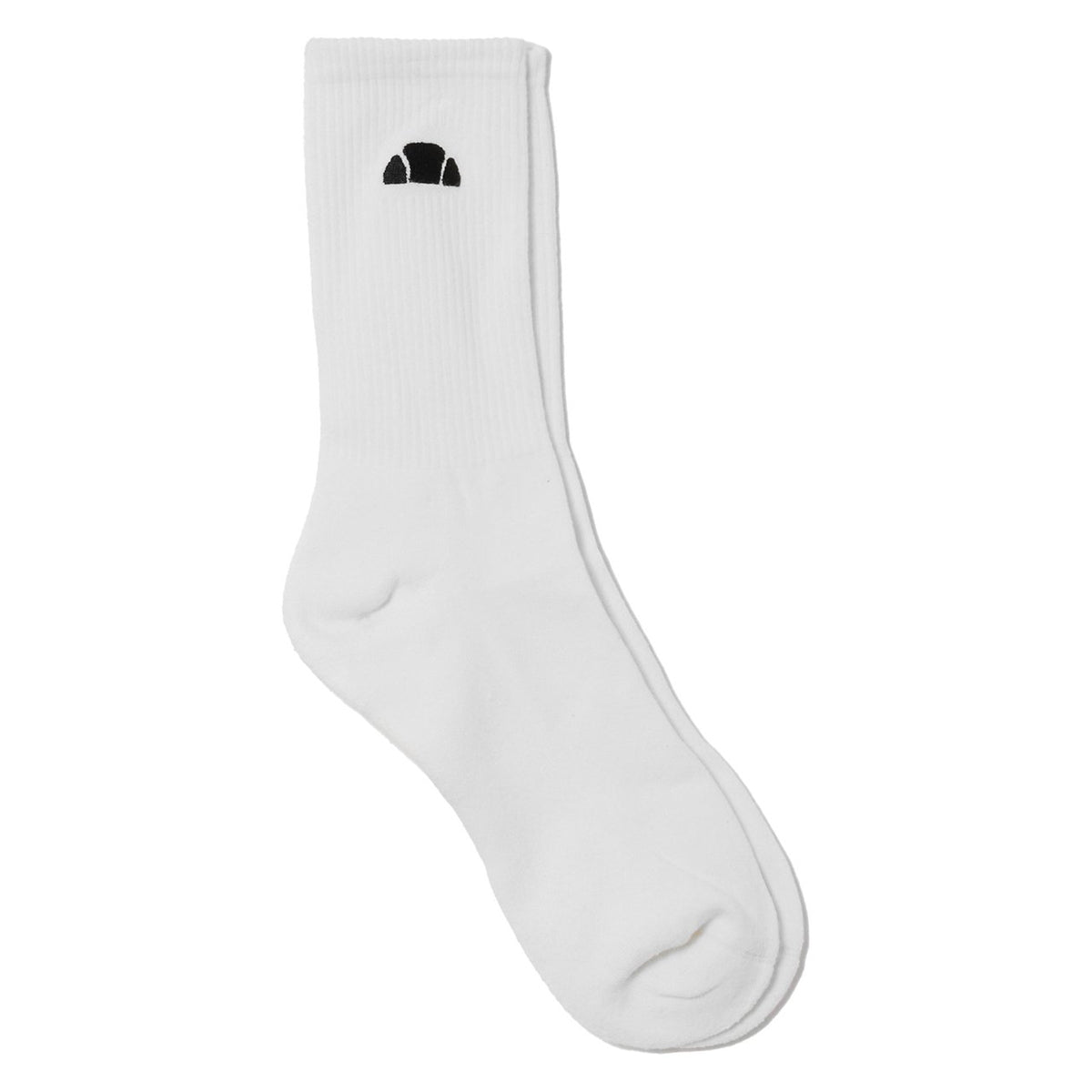 White - Back - Ellesse Unisex Adult Alacre Crew Socks (Pack of 3)