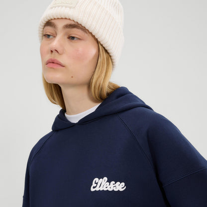 Navy - Side - Ellesse Womens-Ladies Il Trio Hoodie