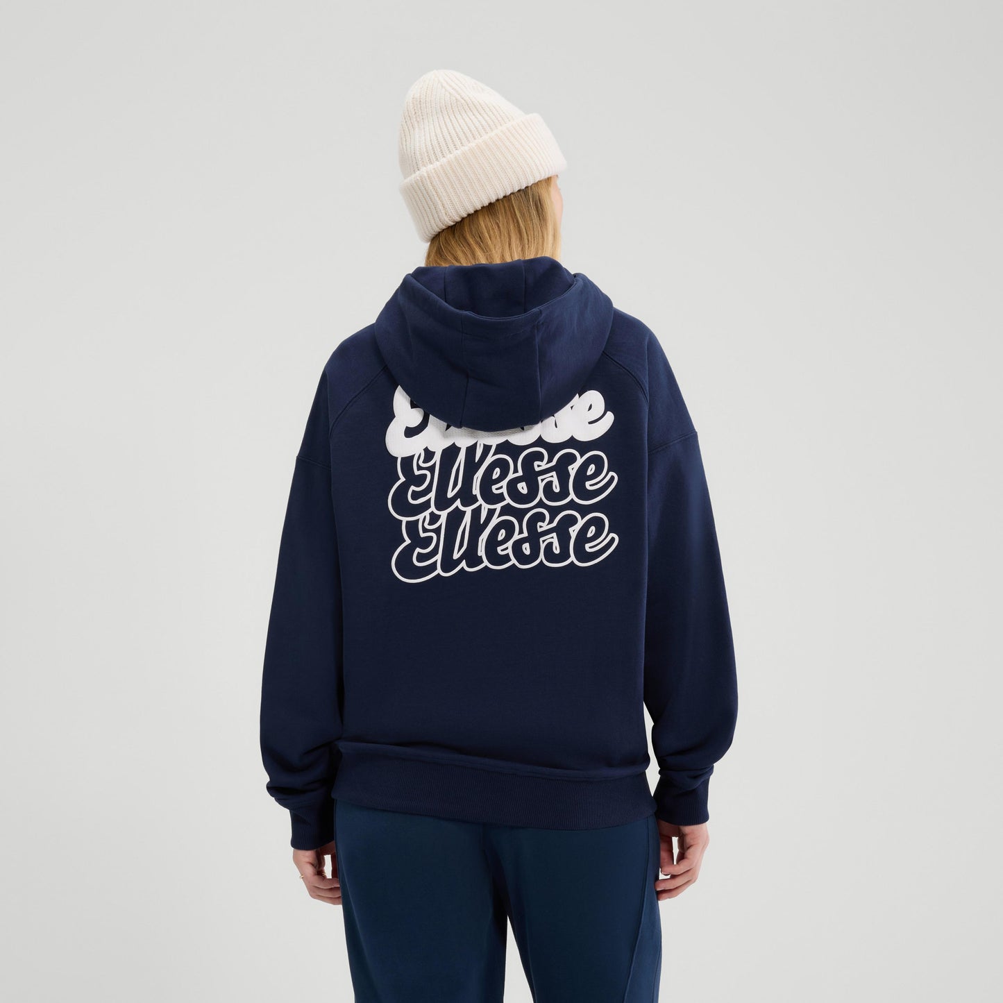 Navy - Lifestyle - Ellesse Womens-Ladies Il Trio Hoodie