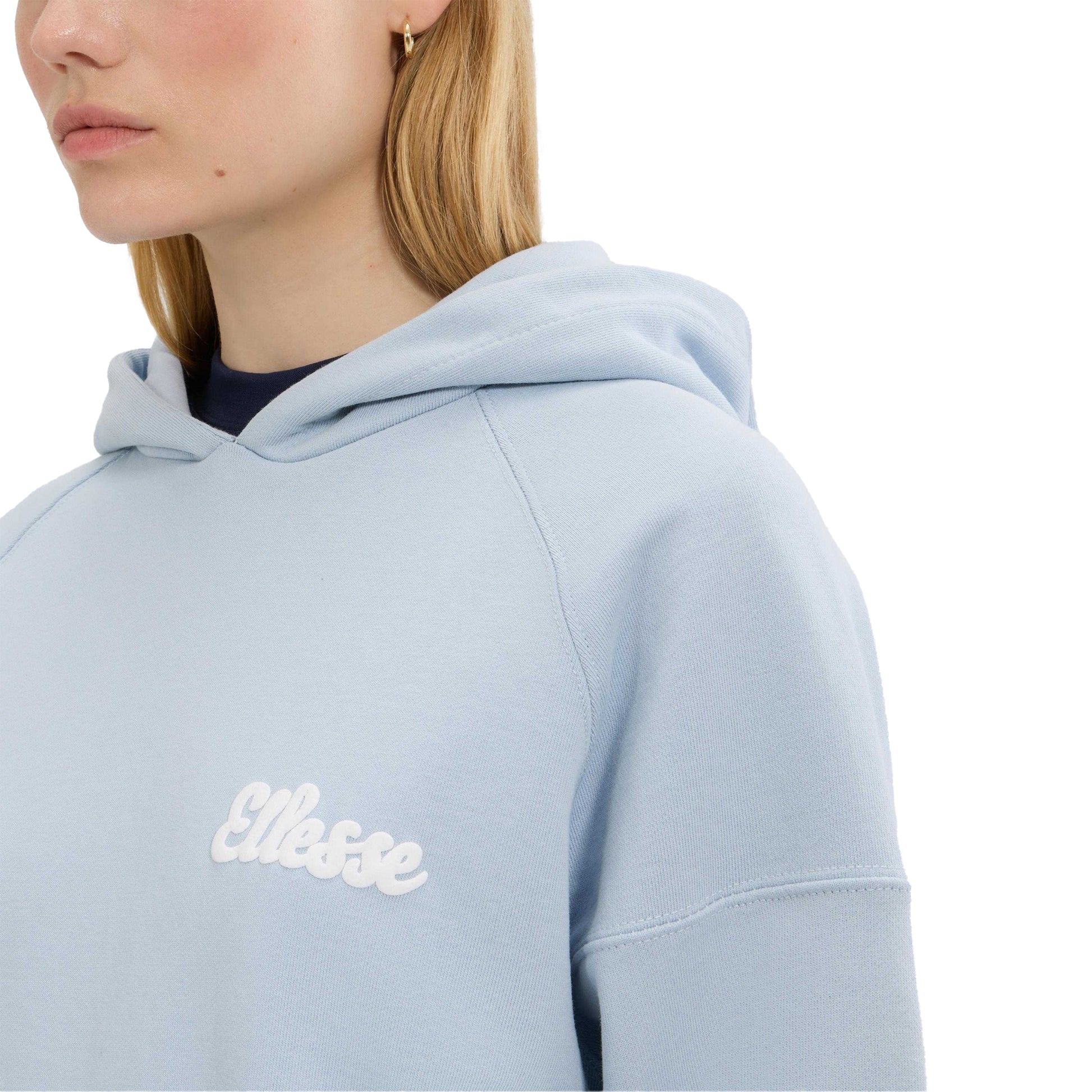 Light Blue - Side - Ellesse Womens-Ladies Il Trio Hoodie