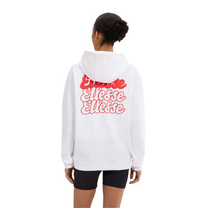 White - Back - Ellesse Womens-Ladies Il Trio Hoodie