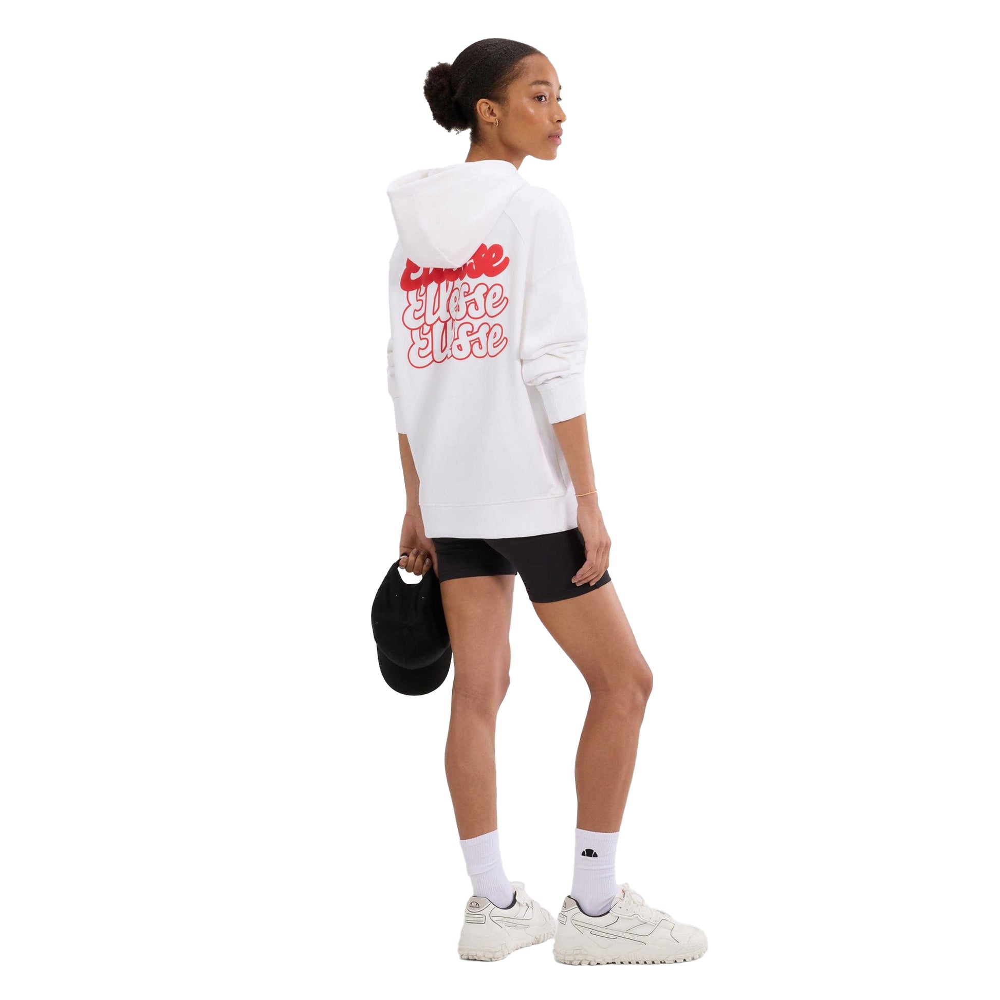 White - Lifestyle - Ellesse Womens-Ladies Il Trio Hoodie