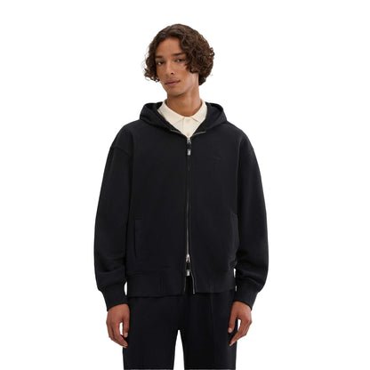 Black - Side - Ellesse Mens Kalvini Full Zip Hoodie